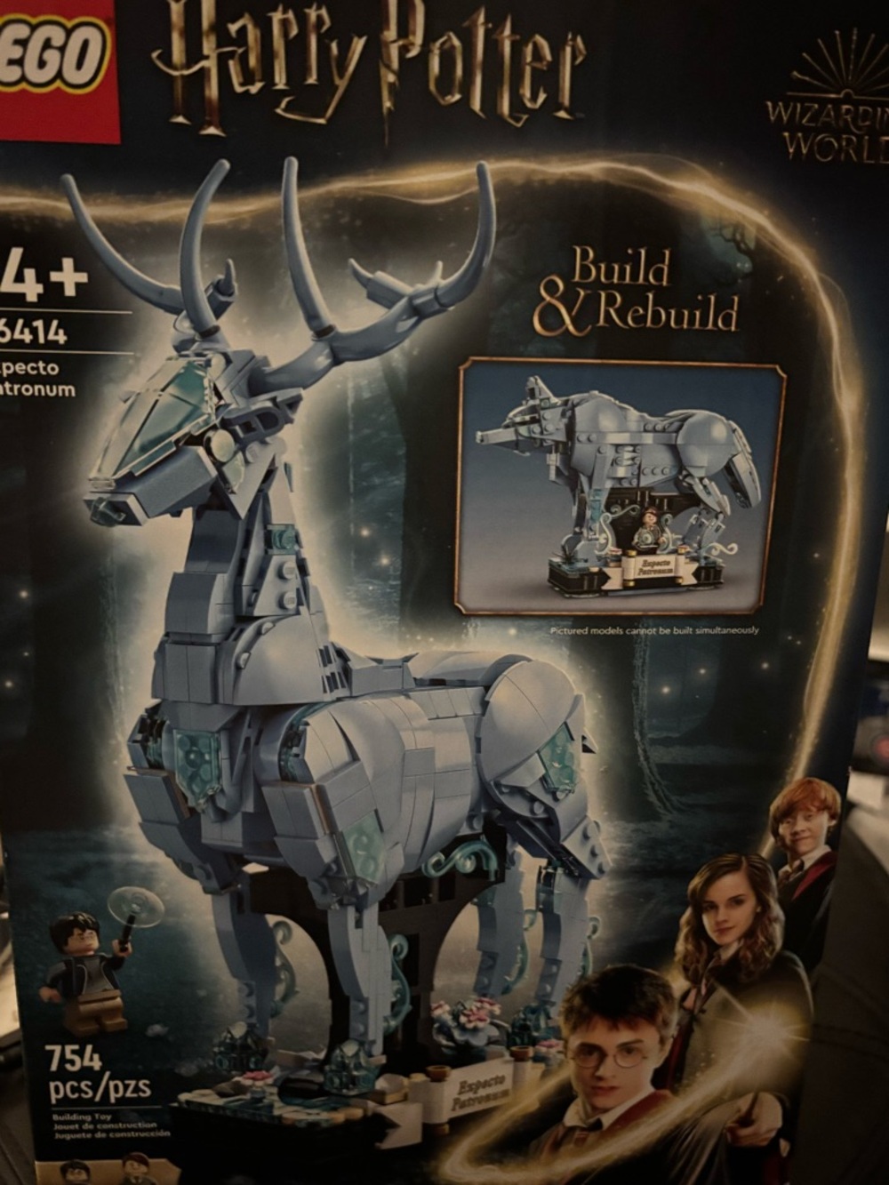 Lego Harry Potter Silvery Blue Patronus Stag Build